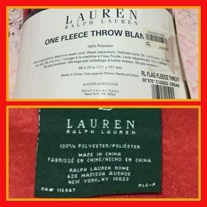Ralph Lauren Bedding - Ralph Lauren fleece throw blanket Ralph Lauren Bedding - Ralph Lauren fleece throw blanket